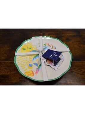 New Roller Rabbit X Target Set Of 4 Salad Plates 9" BPA-Free Melamine